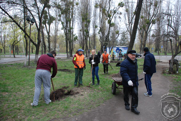«Громадянський Корпус» взяв участь в суботнику на Русанівці