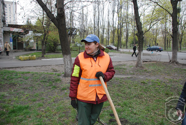«Громадянський Корпус» взяв участь в суботнику на Русанівці