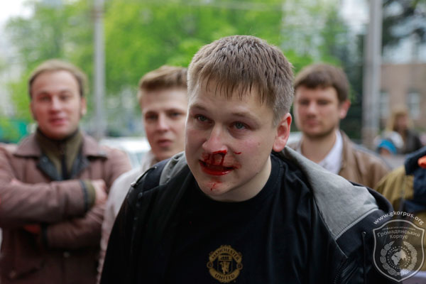 Противники МАФів та підприємці з’ясовували стосунки коло Шевченківської РДА