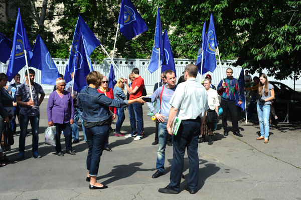 Ми захищаємо дрібний та середній бізнес: мітинги на Подолі та Дегтярівській