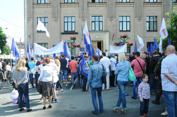 Ми захищаємо дрібний та середній бізнес: мітинги на Подолі та Дегтярівській