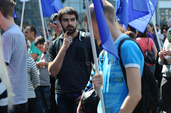 Ми захищаємо дрібний та середній бізнес: мітинги на Подолі та Дегтярівській