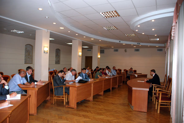 Нарада з проблем розміщення тимчасових споруд відбулася в Печерській РДА